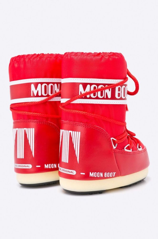 Moon Boot - Дитячі зимові черевики Nylon Rosso колір червоний фото 4