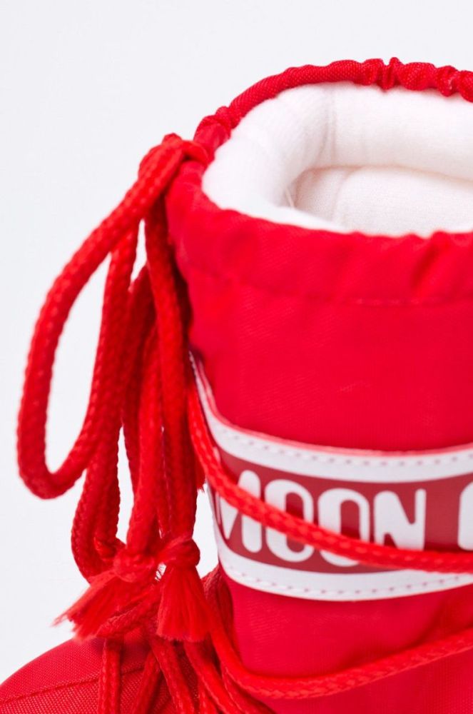 Moon Boot - Дитячі зимові черевики Nylon Rosso колір червоний фото 5