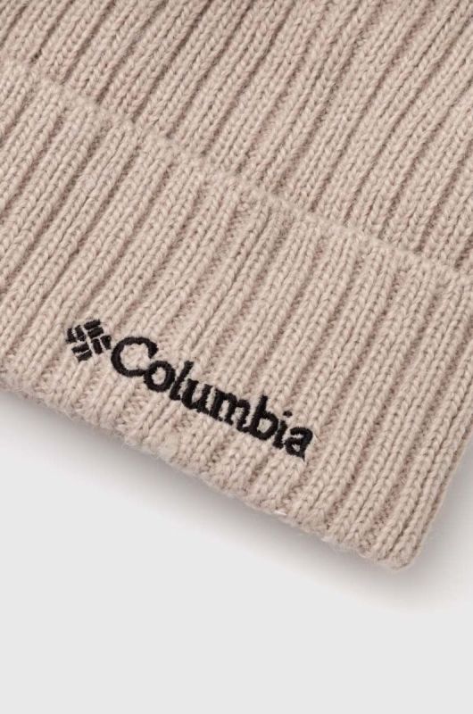 Шапка Columbia колір сірий фото 2