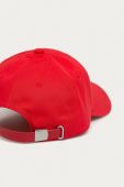 Кепка Armani Exchange колір червоний з аплікацією