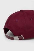 Бавовняна кепка Armani Exchange колір бордовий з аплікацією (2564215)