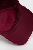Бавовняна кепка Armani Exchange колір бордовий з аплікацією (2564215)