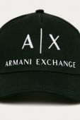 Кепка Armani Exchange колір чорний з аплікацією (1283762)