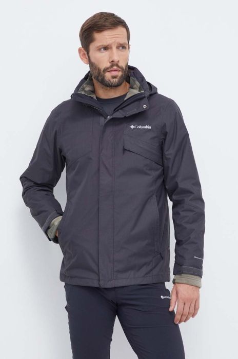 Куртка outdoor Columbia Bugaboo II Fleece Interchange колір сірий