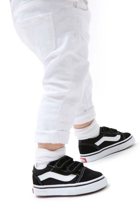 Vans - Дитячі кеди Old Skool V колір чорний