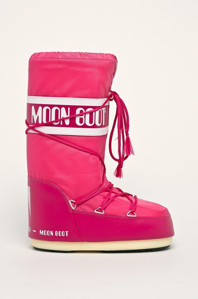 Moon Boot - Зимові чоботи Nylon 14004400-6.WHITE колір рожевий (816265)