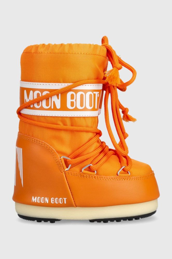 Дитячі чоботи Moon Boot колір помаранчевий