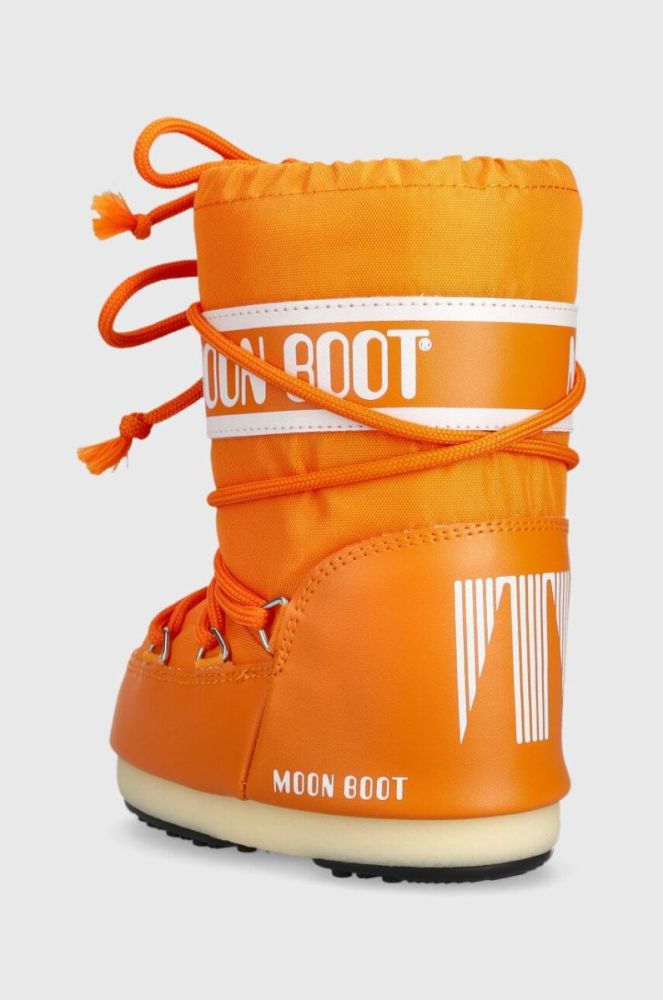 Дитячі чоботи Moon Boot колір помаранчевий фото 3