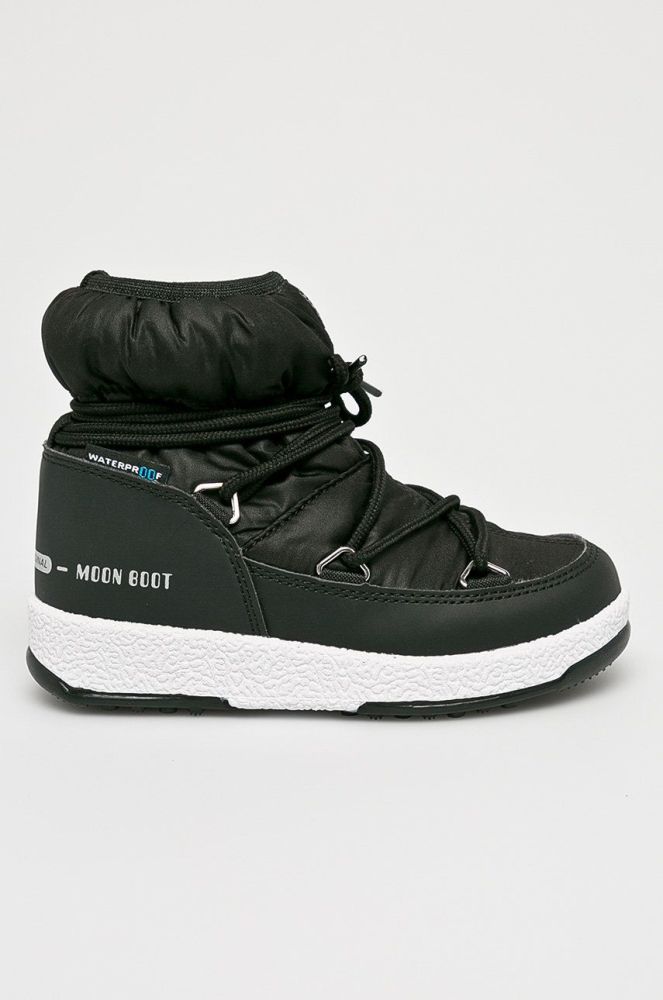 Moon Boot - Дитячі чоботи Low Nylon WP колір чорний (799665)