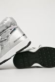 Moon Boot - Дитячі чоботи Low Nylon WP колір срібний (799650)