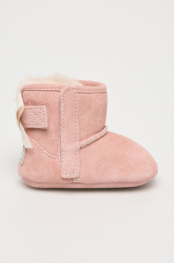 UGG - Дитячі чоботи Jesse Bow II колір рожевий