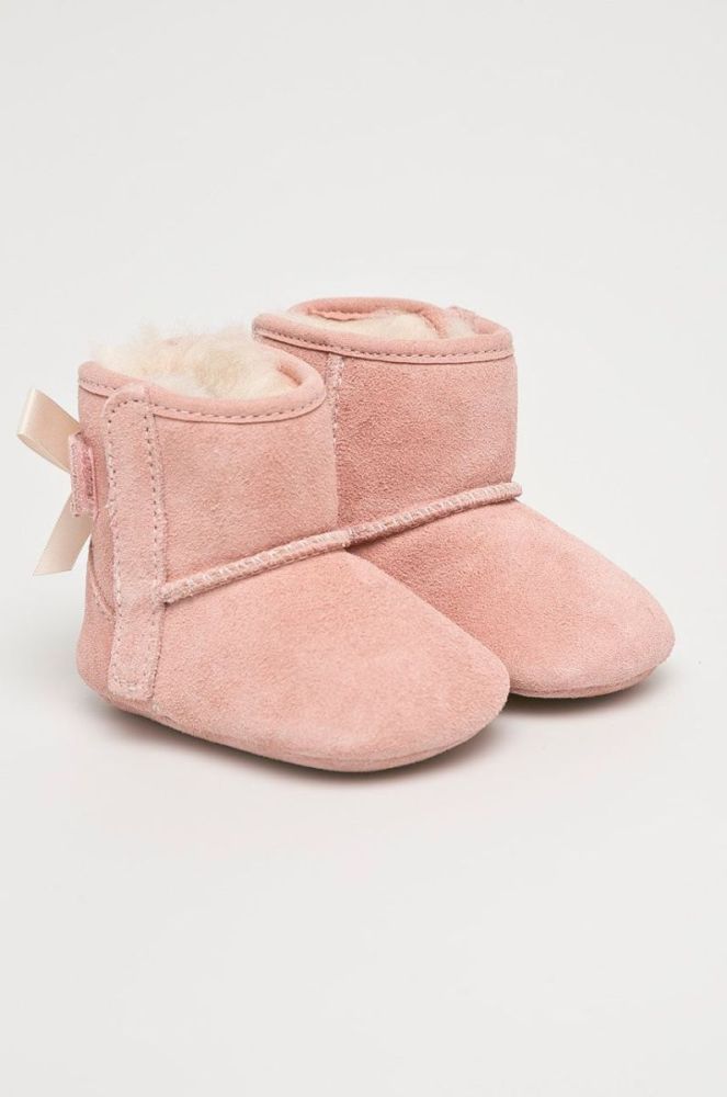 UGG - Дитячі чоботи Jesse Bow II колір рожевий фото 2
