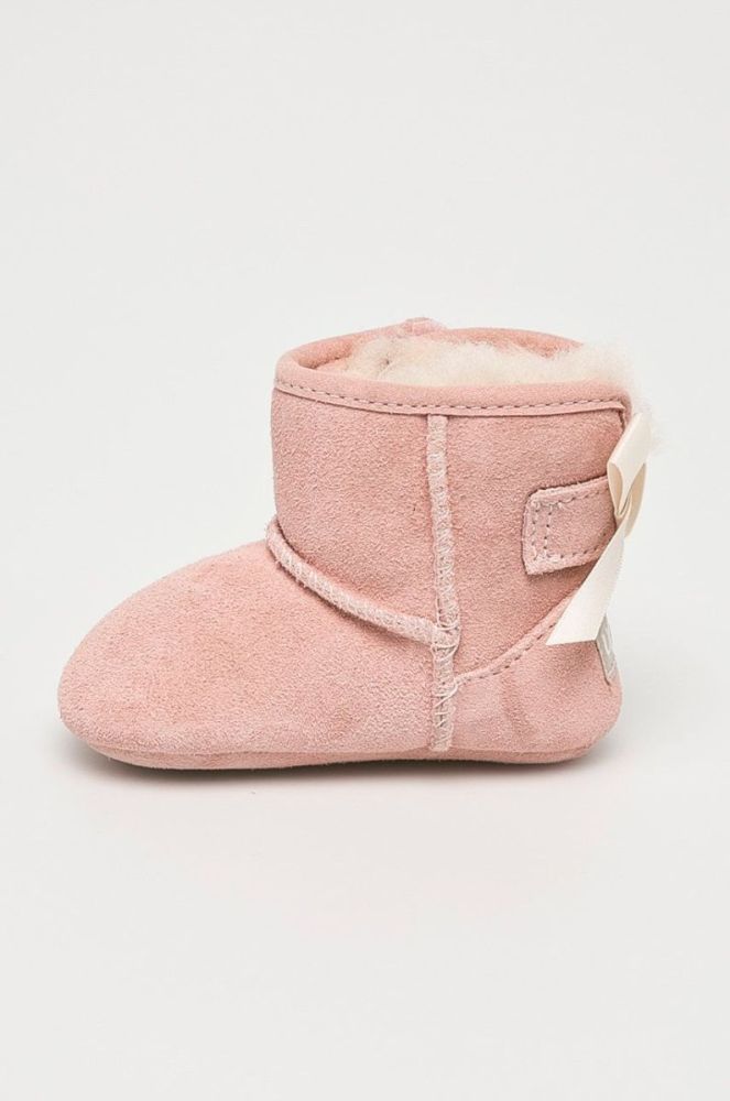 UGG - Дитячі чоботи Jesse Bow II колір рожевий фото 3