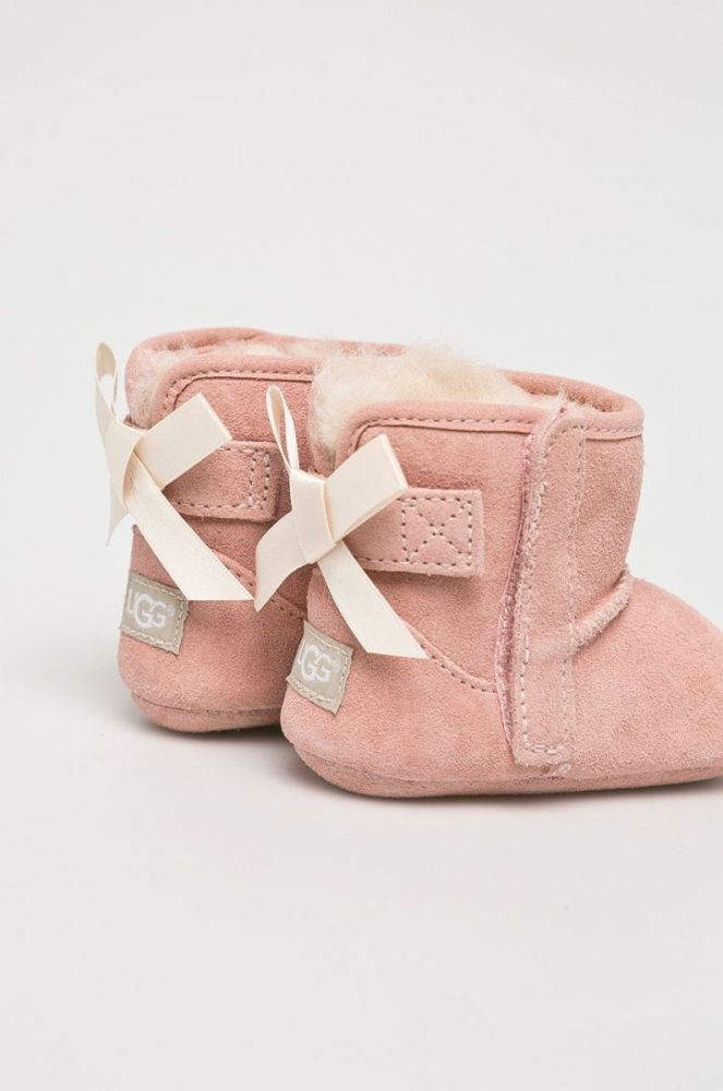 UGG - Дитячі чоботи Jesse Bow II колір рожевий фото 5