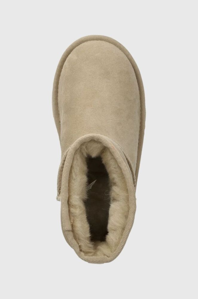 UGG Дитячі черевики Classic Mini II колір бежевий фото 4