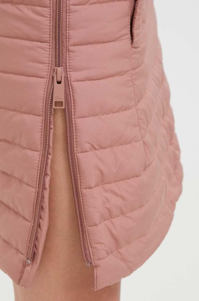 Спортивна спідниця Jack Wolfskin Iceguard колір рожевий mini пряма фото 4