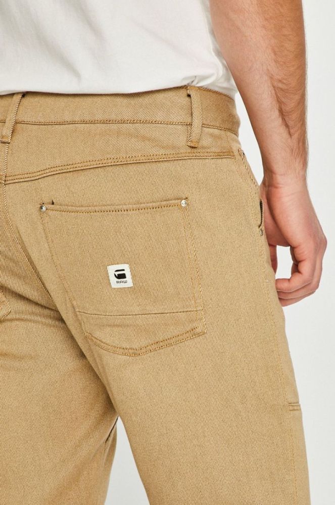 G-Star Raw - Штани колір бежевий (92318) фото 4