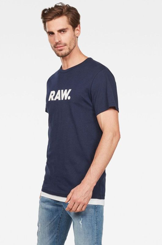 G-Star Raw - Футболка колір темно-синій (157478) фото 2