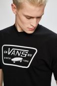 Vans - Футболка VN000QN8Y281-Black/Wht колір чорний
