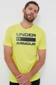 Футболка Under Armour чоловічий колір жовтий з принтом