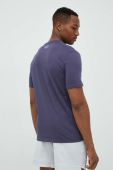 Футболка Under Armour чоловічий з принтом колір фіолетовий