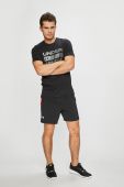 Футболка Under Armour чоловічий колір чорний з принтом (160713)