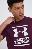 Функціональна футболка Under Armour колір фіолетовий з принтом 1326849-101