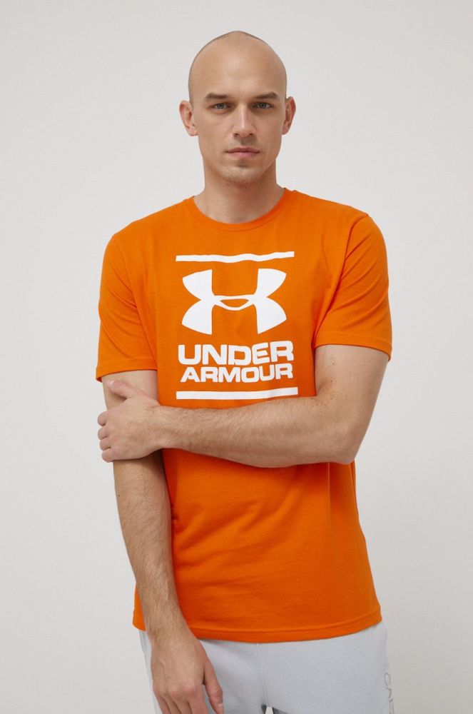 Under Armour Футболка 1326849 1326849-101 колір помаранчевий