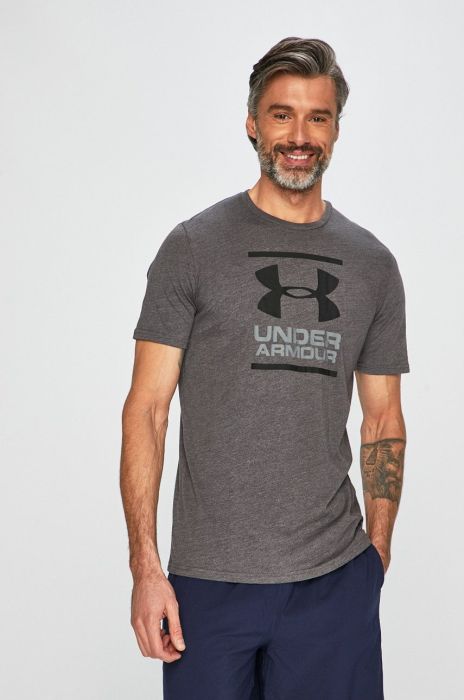 Under Armour - Футболка 1326849 1326849-101 колір сірий (159957)