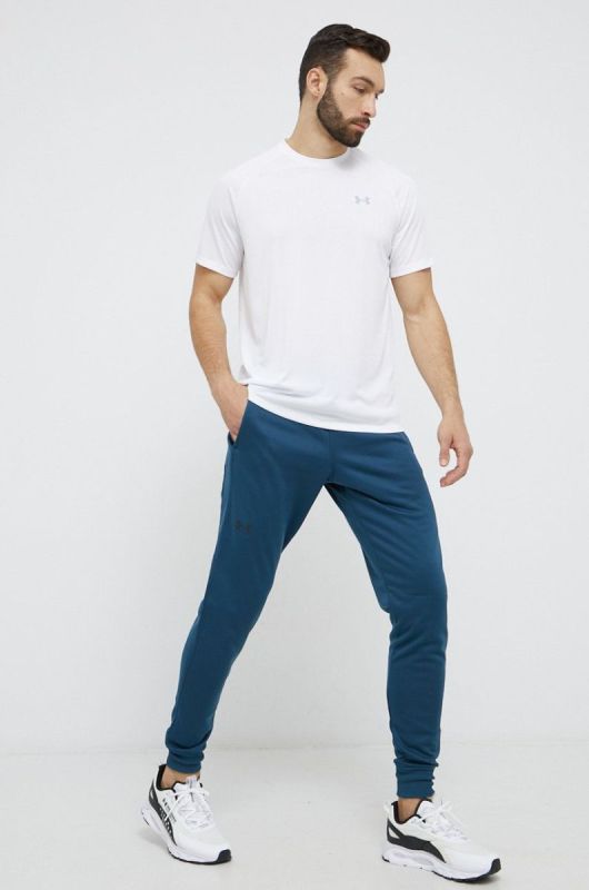 Футболка для тренувань чоловіча Under Armour Tech SS Tee 2.0 колір білий фото 2