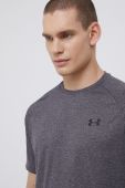Тренувальна футболка Under Armour Tech 2.0 колір сірий однотонна 1326413-191