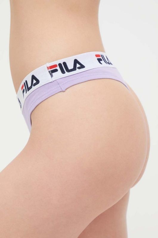 Стринги Fila колір фіолетовий фото 2