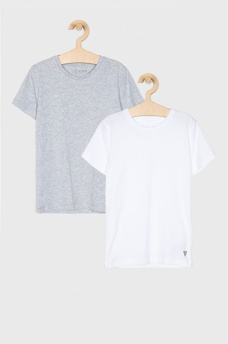 Guess Jeans - Дитяча футболка 113-166 cm (2-pack) колір сірий (849749) Guess Jeans - Дитяча футболка 113-166 cm (2-pack) колір сірий (849749)