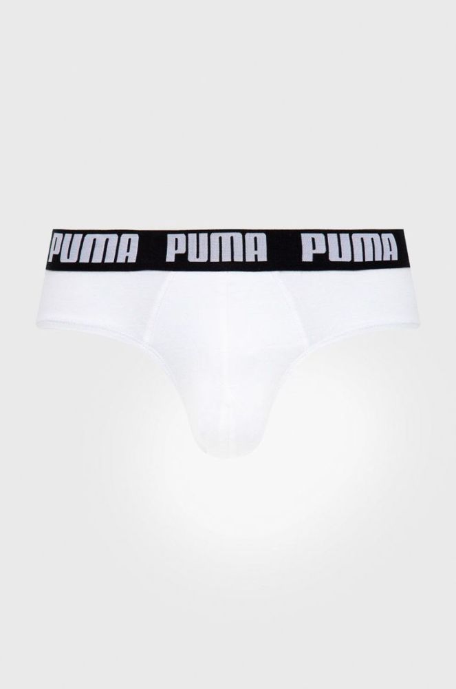 Puma - Сліпи (2-pack) чоловічі колір білий фото 3