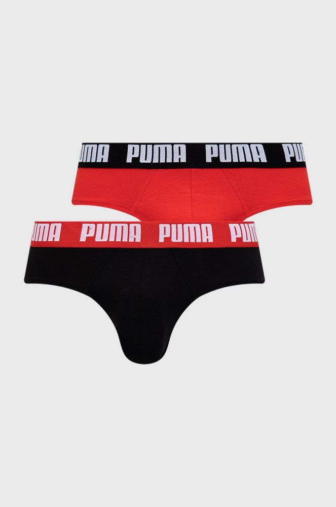 Puma - Сліпи (2-pack) чоловічі колір червоний