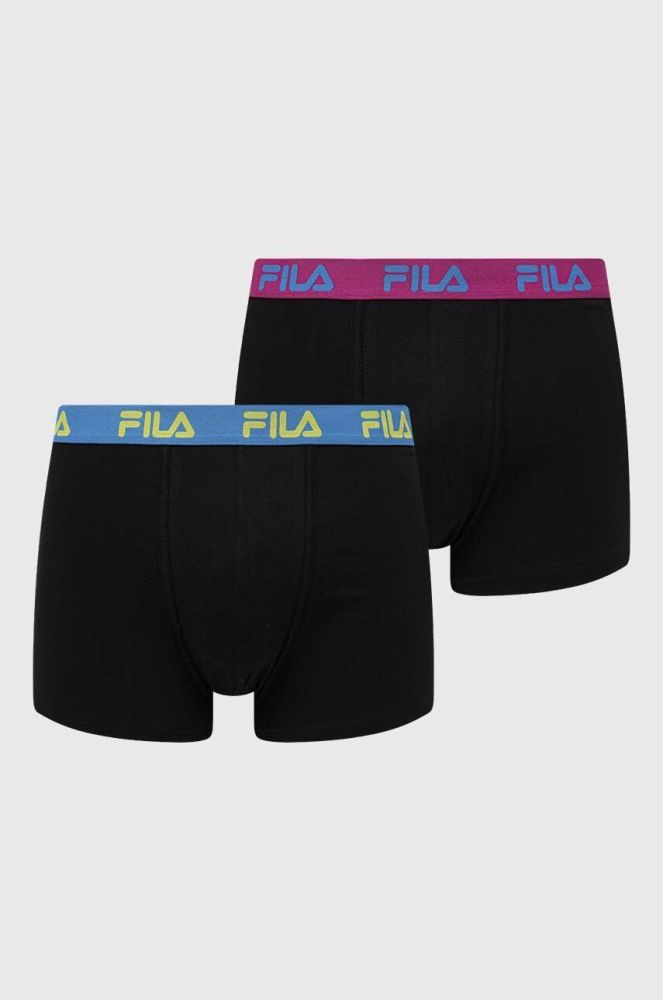 Боксери Fila 2-pack чоловічі колір чорний (3256413)