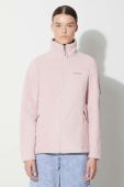 Спортивна кофта Columbia Fast Trek II жіноча колір рожевий однотонна 1465351-607