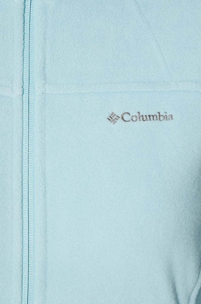 Спортивна кофта Columbia Fast Trek II жіноча колір бірюзовий однотонна 1465351-607 фото 6