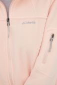 Спортивна кофта Columbia Fast Trek II жіноча колір помаранчевий однотонна 1465351-607