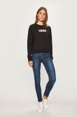 Vans - Кофта VN0A47THBLK1-BLACK колір чорний
