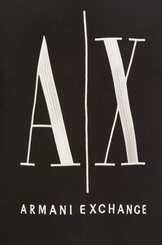 Armani Exchange - Кофта колір чорний (361164) фото 5
