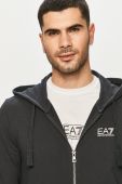 Кофта EA7 Emporio Armani чоловіча колір синій з принтом (359215)