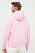 Кофта Tommy Hilfiger чоловіча колір рожевий з капюшоном з аплікацією