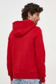 Кофта Tommy Hilfiger чоловіча колір червоний з капюшоном з аплікацією (3246792)