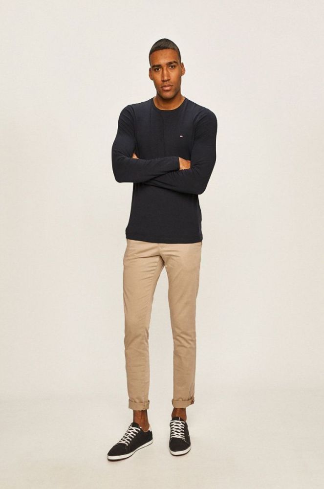 Tommy Hilfiger - Лонгслів колір темно-синій (351615) фото 2