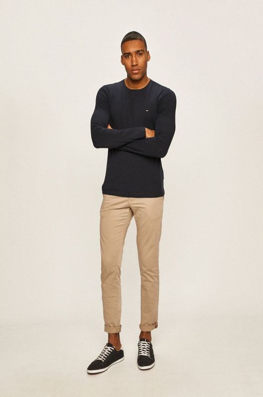 Tommy Hilfiger - Лонгслів колір темно-синій (351615) фото 2