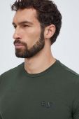 EA7 Emporio Armani Лонгслів колір зелений (3581571)