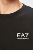 EA7 Emporio Armani - Лонгслів колір чорний (361251)