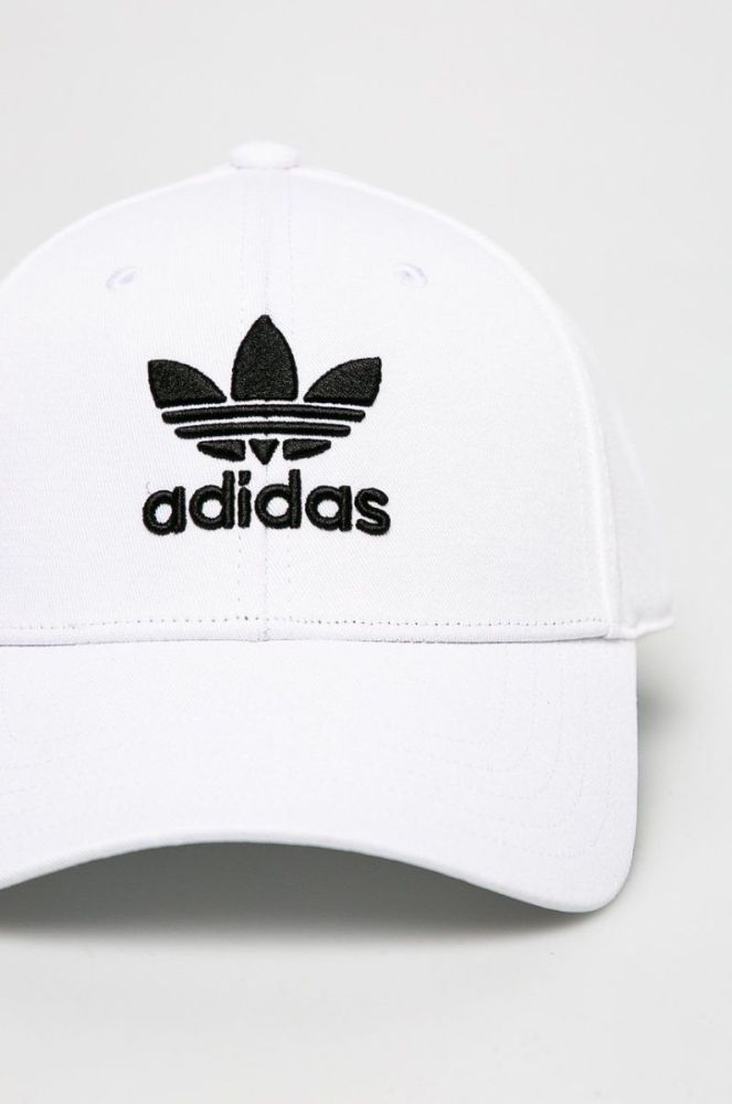 adidas Originals - Кепка FJ2544-WHT/BLK колір білий фото 3