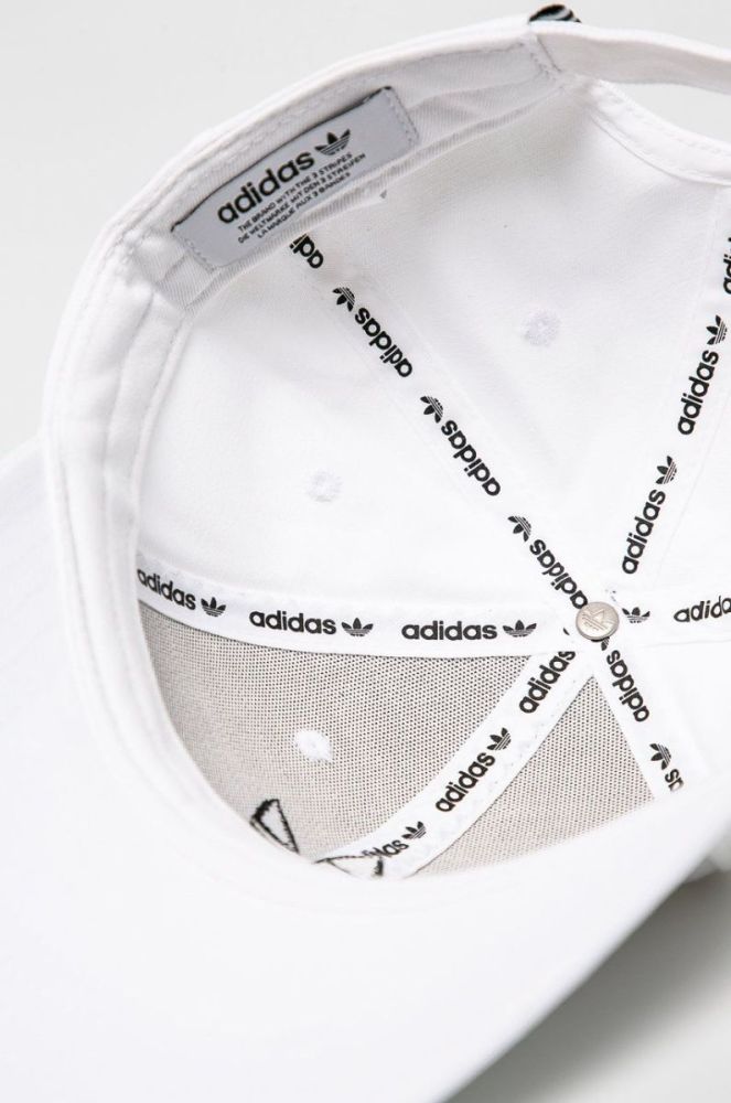 adidas Originals - Кепка FJ2544-WHT/BLK колір білий фото 4
